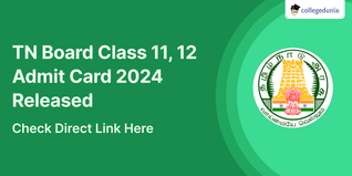 TN Board Class 11, 12 Admit Card 2024 Released @dge.tn.gov.in; Check Direct Link Here
